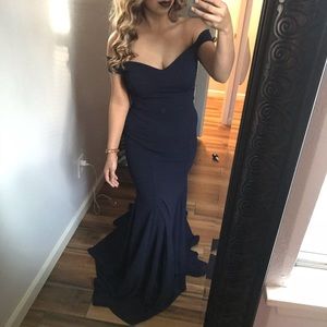 BRIAR FORMAL OFF THE SHOULDER DRESS (mermaid )